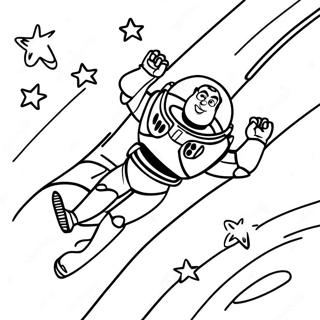 Pagina Para Colorir Do Buzz Lightyear No Espaco 1222-978