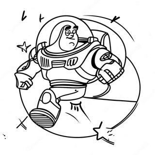 Pagina Para Colorir Do Buzz Lightyear No Espaco 1222-979