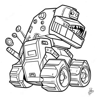 Dinotrux Páginas Para Colorir