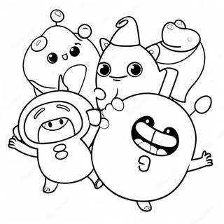 Pagina Para Colorir Dos Oddbods 12327-10083