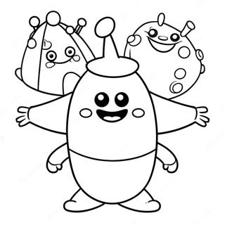 Pagina Para Colorir Dos Oddbods 12327-10258