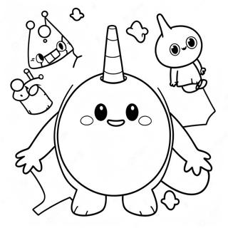 Pagina Para Colorir Dos Oddbods 12327-10259