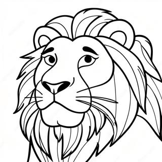 Pagina Para Colorir Mufasa Rei Leao 12377-10124