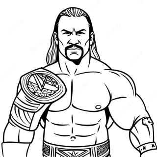 Pagina Para Colorir Wwe 12387-10130