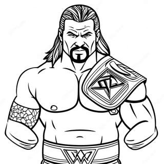 Pagina Para Colorir Wwe 12387-10307