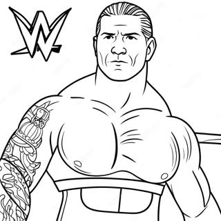 Pagina Para Colorir Wwe 12387-10308