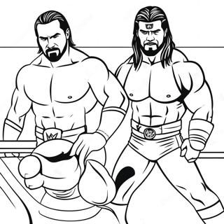 Pagina Para Colorir Dos Superstars Da Wwe Em Acao 12388-10135