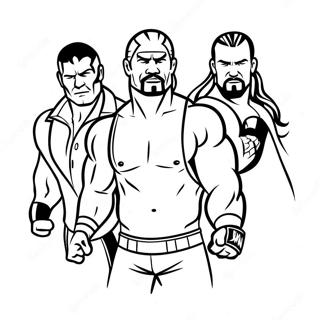 Pagina Para Colorir Dos Superstars Da Wwe Em Acao 12388-10309