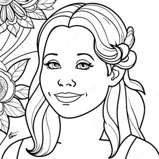 Pagina Para Colorir Da Megan 12407-10323