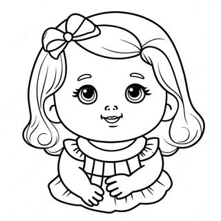 Pagina Para Colorir Boneca Bebe 12577-10468