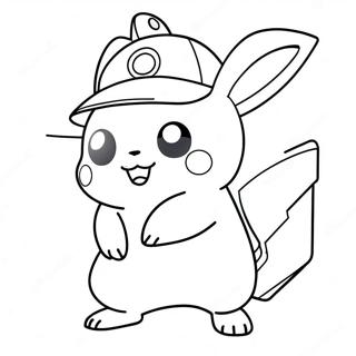 Pagina Para Colorir Do Ash Com Pikachu 12638-10519