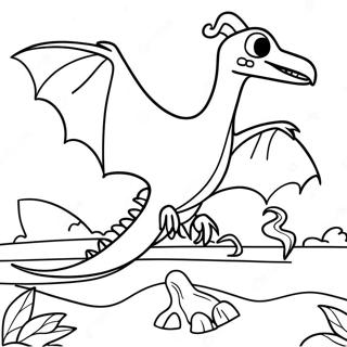 Pagina Para Colorir Do Pterodactilo 12677-10547