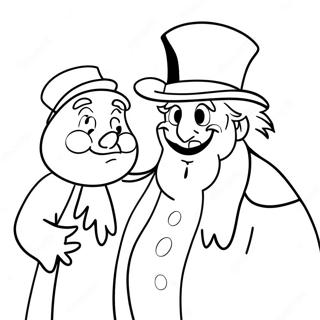 Scrooge E O Fantasma Do Natal Passado Pagina Para Colorir 12708-10574