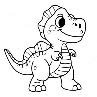 Pagina Para Colorir Dinossauro Feliz Aniversario 12727-10586