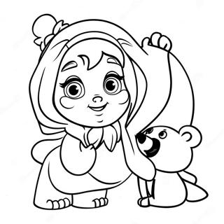 Pagina Para Colorir Masha E O Urso 12757-10612