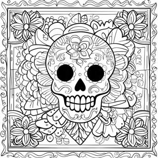 Pagina Para Colorir De Papel Picado 12867-10694