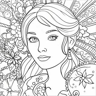 Pagina Para Colorir Do Retrato Da Ice Spice 12897-10719