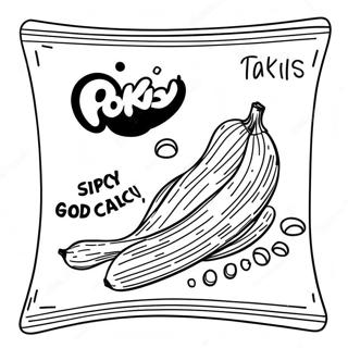 Pagina Para Colorir Do Lanche Picante Dos Takis 12938-10756