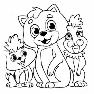 Pagina Para Colorir Da Mae Bluey Com A Familia 12988-10793