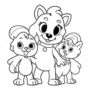 Pagina Para Colorir Da Mae Bluey Com A Familia 12988-10795