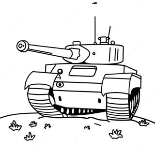 Tanque Páginas Para Colorir