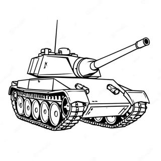 Pagina Para Colorir Do Tanque Militar 1302-1041