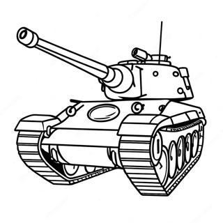 Pagina Para Colorir Do Tanque Militar 1302-1042