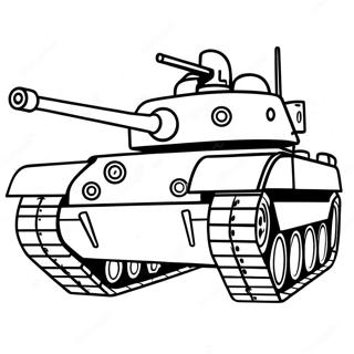 Pagina Para Colorir Do Tanque Militar 1302-1043