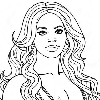 Pagina Para Colorir Da Beyonce 13107-10887