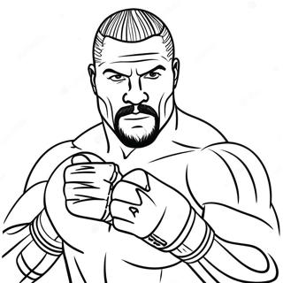 Pagina Para Colorir Transforme Foto Em Wwe 13117-10895