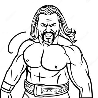 Pagina Para Colorir De Lutador Dinamico Da Wwe Em Acao 13118-10898