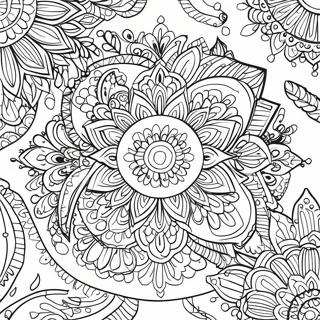 Pagina Para Colorir Mandala Calmante 1312-1050