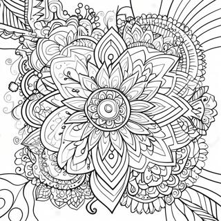 Pagina Para Colorir Mandala Calmante 1312-1051