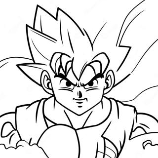 Pagina Para Colorir Do Goku Em Pose De Batalha Epica 13188-10956