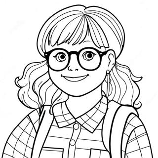 Pagina Para Colorir Da Aventureira Junie B Jones 13228-10986