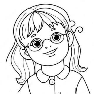 Pagina Para Colorir Da Aventureira Junie B Jones 13228-10988