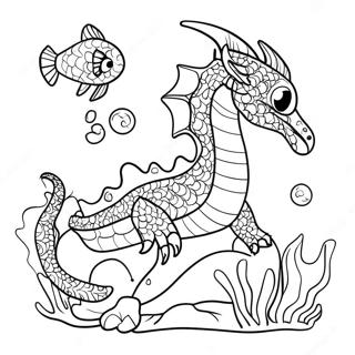 Pagina Para Colorir Do Dragao Marinho Colorido 13248-11003