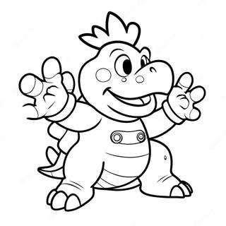 Pagina Para Colorir Do Bowser Jr 13267-11016