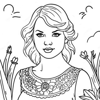 Pagina Para Colorir De Taylor Swift Folklore 13387-11112