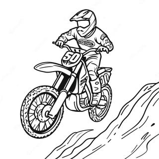 Pagina Para Colorir De Salto Extremo De Moto De Supercross 13418-11137