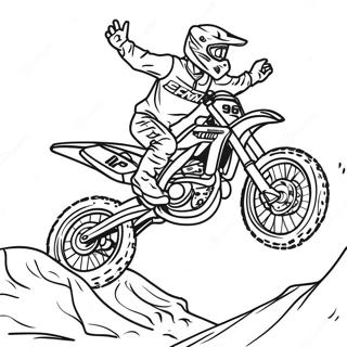 Pagina Para Colorir De Salto Extremo De Moto De Supercross 13418-11138