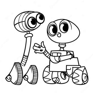 Pagina Para Colorir De Wall E E Eve Fofinhos 13448-11161