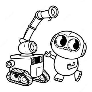 Pagina Para Colorir De Wall E E Eve Fofinhos 13448-11163