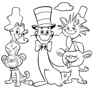 Pagina Para Colorir Personagens Fantasticos Do Dr Seuss 13458-11170