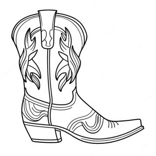 Pagina Para Colorir Bota De Cowboy 13487-11192