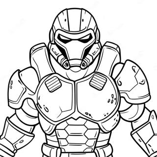 Pagina Para Colorir Do Doom Slayer 13558-11240