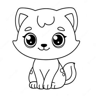 Animal Chibi Páginas Para Colorir