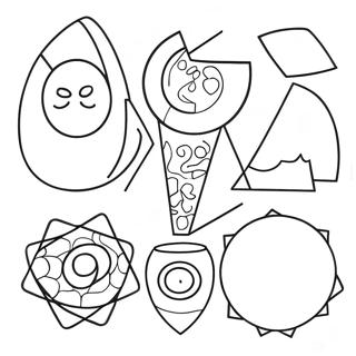 Pagina Para Colorir Formas Geometricas Divertidas 13649-11315