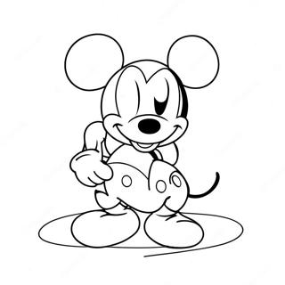 Pagina Para Colorir Do Mickey Mouse No Dia Dos Namorados 13738-11384