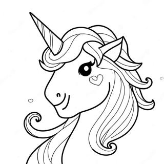 Pagina Para Colorir Da Garota Unicornio 13758-11398